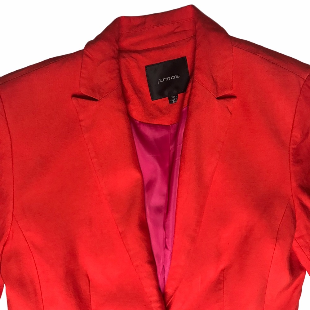 Portmans Orange Corporate Bolero Jacket Size 6 - Picture 2 of 11
